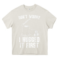Cream lumberjack don't worry i hugged it first lumberjack wood cutter logger Heavy Core Tee - SnappyArt