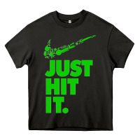 Asphalt Just Hit It Cannabis Weed Vintage Retro Design for Weed Lover Heavy Core Tee - SnappyArt