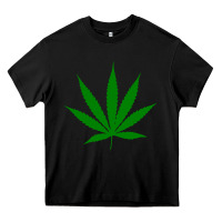 Black Weed Heavy Core Tee - SnappyArt