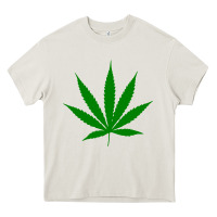 Cream Weed Heavy Core Tee - SnappyArt