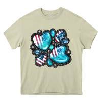 Mossy American gemstone Heavy Core Tee - FaDigitalArtStudio