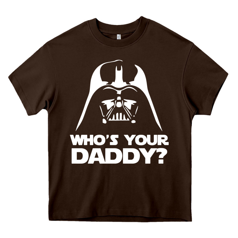 Darth Vader Who's Your Daddy Heavy Core Tee by SnappyArt | Teevron