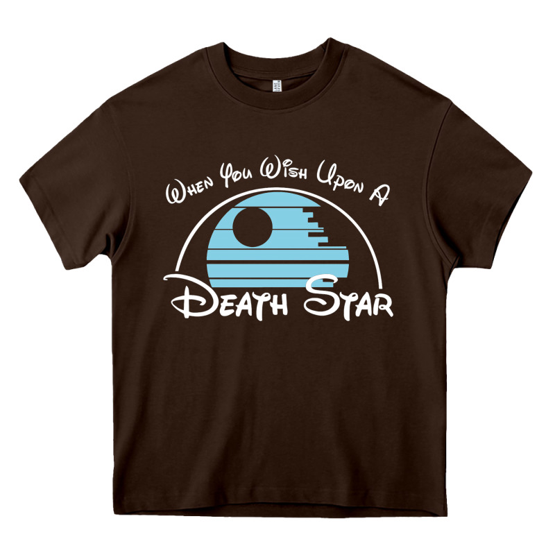 When You Wish Upon A Death Star Heavy Core Tee by SnappyArt | Teevron