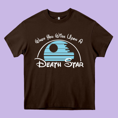 When You Wish Upon A Death Star Heavy Core Tee Designed By Snappyart