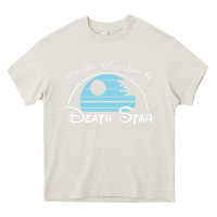 Cream when you wish upon a death star Heavy Core Tee - SnappyArt