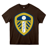 Chocolate Brown leeds-fc Heavy Core Tee - SnappyArt