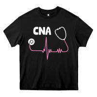 Black cna nurse t shirt Heavy Core Tee - SnappyArt