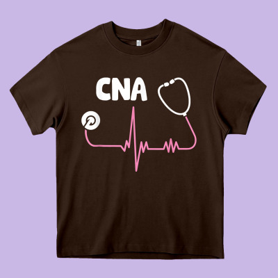 Cna Nurse T Shirt Heavy Core Tee Designed By Snappyart