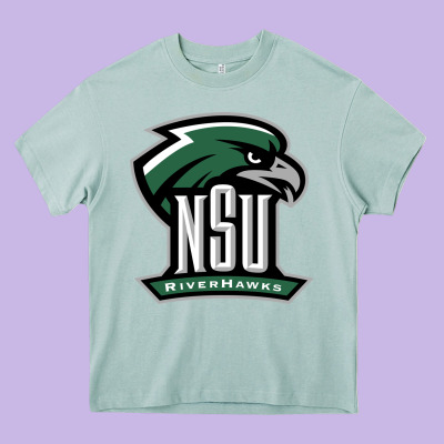 Northeastern State Riverhawks Heavy Core Tee Designed By Snappyart
