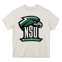 Cream northeastern state riverhawks Heavy Core Tee - SnappyArt