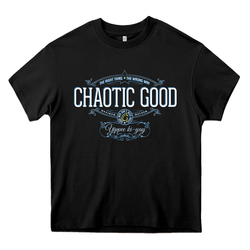 Chaotic Good Essential  Copy Heavy Core Tee by SnappyArt | Teevron