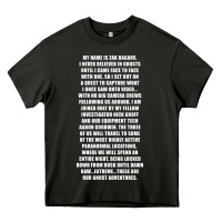 Asphalt MY NAME IS ZAK BAGANS - GHOST ADVENTURES Heavy Core Tee - SnappyArt
