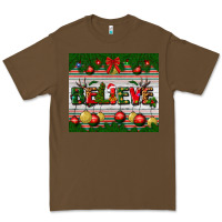 Cacao Christmas Believe Premium Tee - BundleAndBundleShop