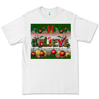 White Christmas Believe Premium Tee - BundleAndBundleShop