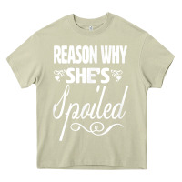 Mossy the reason she is spoiled couples matching set valentines t shirt Heavy Core Tee - SnappyArt