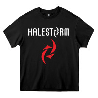 Black halestorm black Heavy Core Tee - SnappyArt