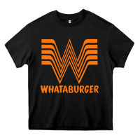 Black whataburger Heavy Core Tee - SnappyArt