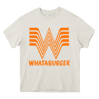 Cream whataburger Heavy Core Tee - SnappyArt