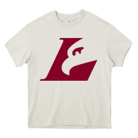 Cream UW-La Crosse maroon Heavy Core Tee - SnappyArt