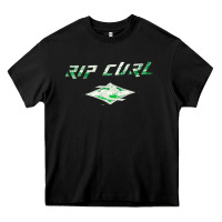 Black Rip Curl, Rip, Curl, the Rip Curl, Rip Curl vintage, Rip Curl art, Rip Heavy Core Tee - SnappyArt