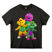 Asphalt new 755 barney and friends cute Heavy Core Tee - SnappyArt