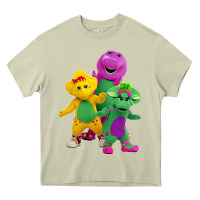 Mossy new 755 barney and friends cute Heavy Core Tee - SnappyArt