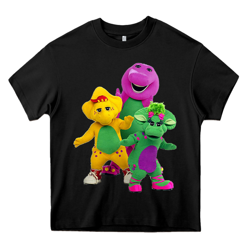 New 755 Barney And Friends Cute Heavy Core Tee by SnappyArt | Teevron