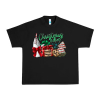 Black Christmas Vibes Urban Heavy Tee - CowhideDigitalArt
