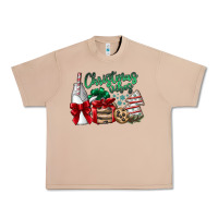 Burro Christmas Vibes Urban Heavy Tee - CowhideDigitalArt