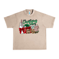 French Oak Christmas Vibes Urban Heavy Tee - CowhideDigitalArt