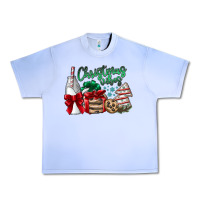 Grape Ice Christmas Vibes Urban Heavy Tee - CowhideDigitalArt