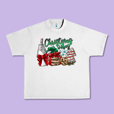 Christmas Vibes Urban Heavy Tee Designed By Cowhidedigitalart