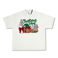 Pistachio Christmas Vibes Urban Heavy Tee - CowhideDigitalArt