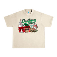 Sandshell Christmas Vibes Urban Heavy Tee - CowhideDigitalArt