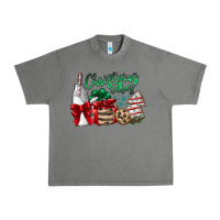 Tornado Christmas Vibes Urban Heavy Tee - CowhideDigitalArt