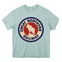 Arona Great Northern Railroad Heavy Core Tee - SnappyArt