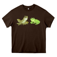Chocolate Brown The Princess and the Frog Tiana and Naveen Art Heavy Core Tee - SnappyArt