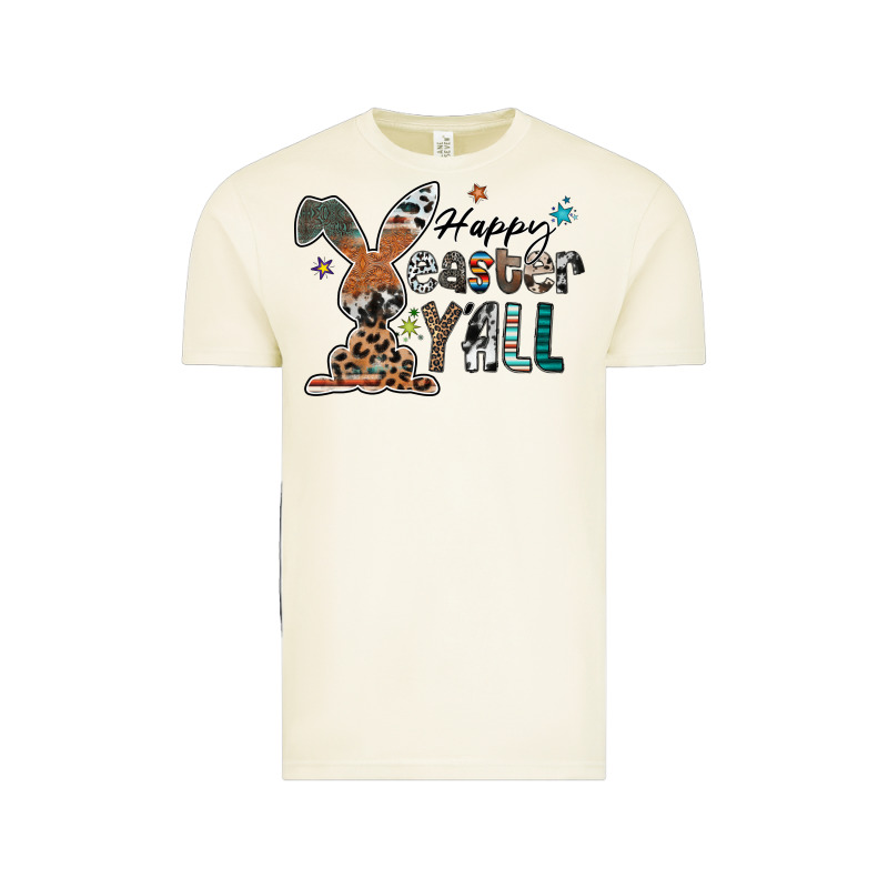 Happy Easter Y'all Vintage Tee by CowhideDigitalArt | Teevron