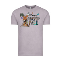 Vintage Zinc Happy Easter Y'all Vintage Tee - CowhideDigitalArt