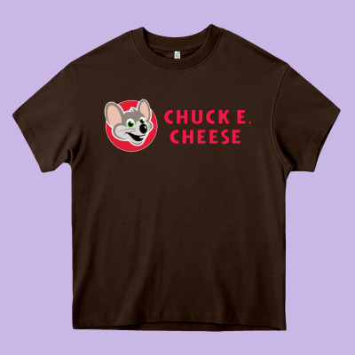 Chuck E Cheese Heavy Core Tee Designed By Snappyart