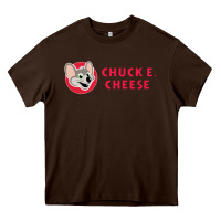 Chocolate Brown chuck e cheese Heavy Core Tee - SnappyArt
