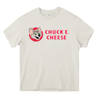Cream chuck e cheese Heavy Core Tee - SnappyArt