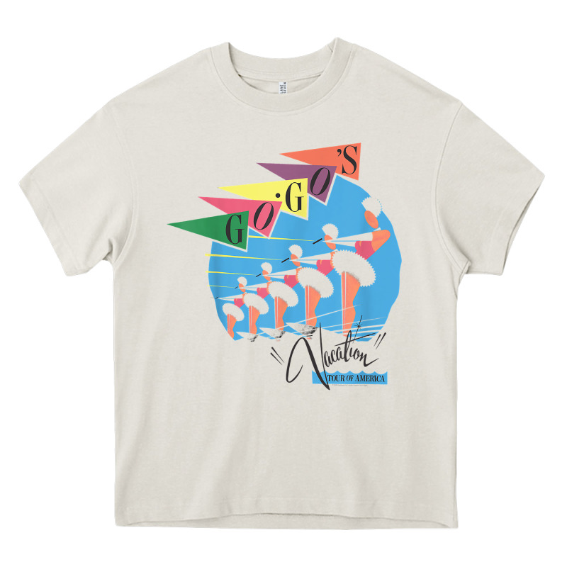 The Go Go's   Vacation Retro T Shirt Heavy Core Tee by SnappyArt | Teevron