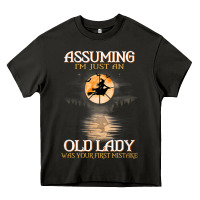Asphalt assuming i'm just an old lady was your first mistake witch Heavy Core Tee - SnappyArt