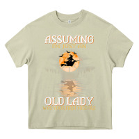 Mossy assuming i'm just an old lady was your first mistake witch Heavy Core Tee - SnappyArt
