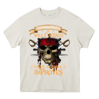 Cream pirate the beatings will continue until morale improves Heavy Core Tee - SnappyArt