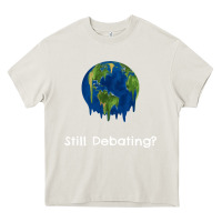 Cream environmental climate change still debating summer Heavy Core Tee - SnappyArt