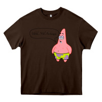 Chocolate Brown Patrick Classic Heavy Core Tee - SnappyArt