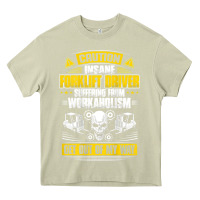 Mossy forklift operator get out of my way forklift driver t shirt Heavy Core Tee - SnappyArt
