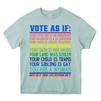 Arona Vote As If Your Life Depends On It Human Rights Heavy Core Tee - SnappyArt
